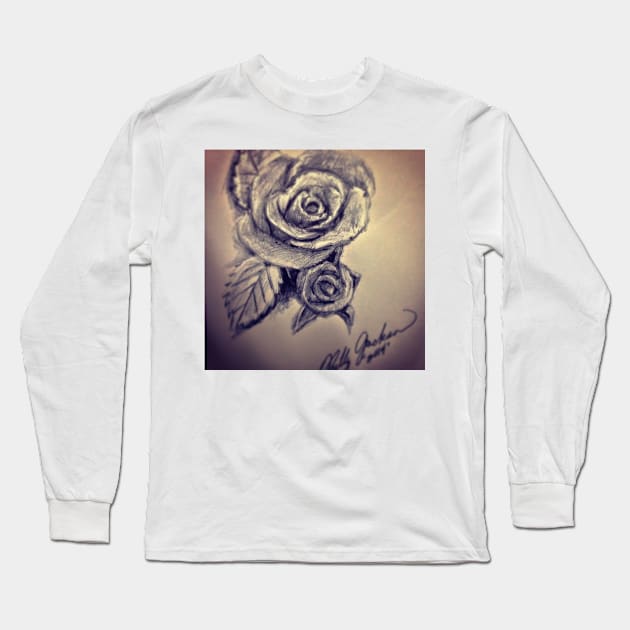 PEN ROSE BY BILLY JACKSON Long Sleeve T-Shirt by billyhjackson86